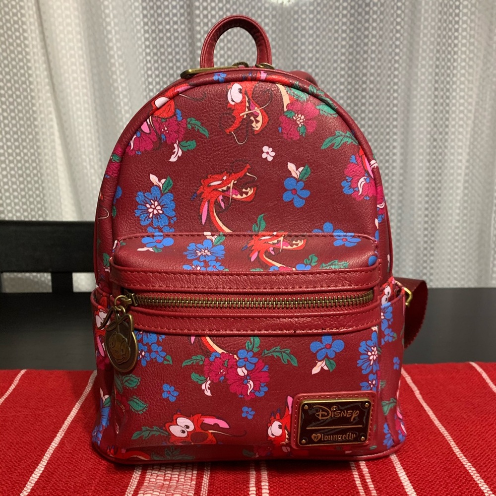 Mushu Loungefly Mini Backpack NWOT